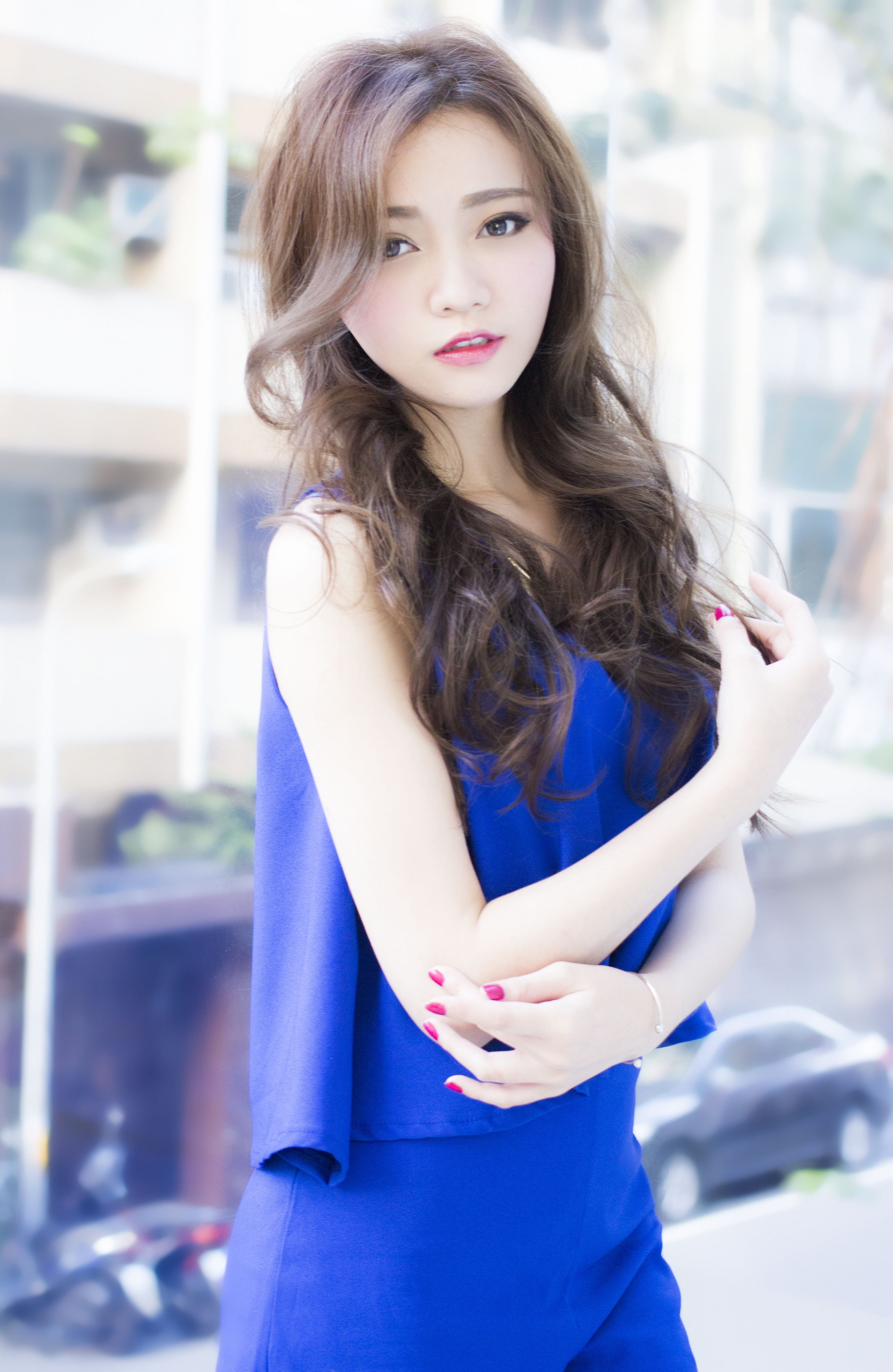 深藍灰/墨藍棕/染髮/卡其灰染髮/日系髮型/女人味髮型/不漂髮也可以染出日系色/台北市中正區